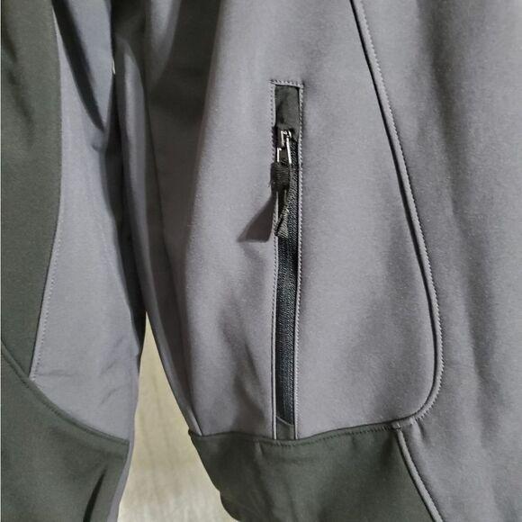 North End Black & Gray Color Block Soft Shell Jacket Size Medium - Picture 9 of 13